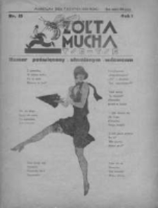 Żółta Mucha Tse-Tse 1929, R.1, Nr 15