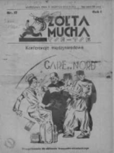 Żółta Mucha Tse-Tse 1929, R.1, Nr 17