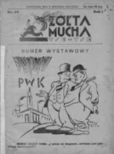 Żółta Mucha Tse-Tse 1929, R.1, Nr 20