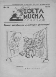Żółta Mucha Tse-Tse 1929, R.1, Nr 31