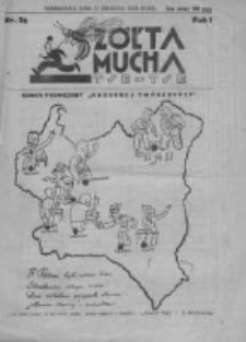 Żółta Mucha Tse-Tse 1929, R.1, Nr 36