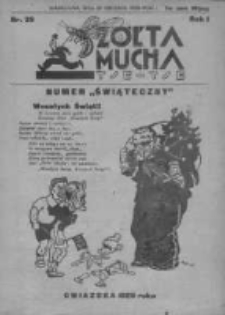 Żółta Mucha Tse-Tse 1929, R.1, Nr 39