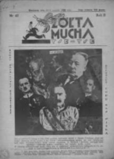Żółta Mucha Tse-Tse 1930, R.2, Nr 42