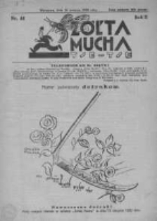 Żółta Mucha Tse-Tse 1930, R.2, Nr 44