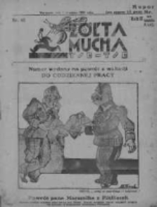 Żółta Mucha Tse-Tse 1930, R.2, Nr 45