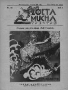 Żółta Mucha Tse-Tse 1930, R.2, Nr 46