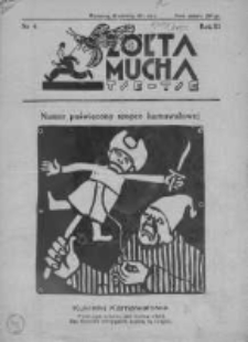 Żółta Mucha Tse-Tse 1931, R.3, Nr 4