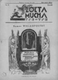 Żółta Mucha Tse-Tse 1931, R.3, Nr 9