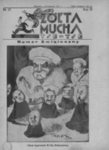 Żółta Mucha Tse-Tse 1931, R.3, Nr 17