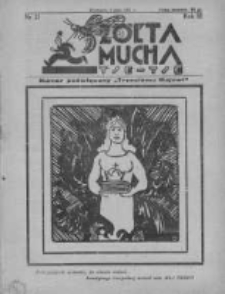 Żółta Mucha Tse-Tse 1931, R.3, Nr 21