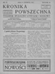 Kronika Powszechna. Tygodnik społeczny literacki i naukowy, 1912, I, T.3, Nr 23