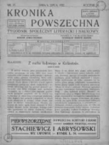 Kronika Powszechna. Tygodnik społeczny literacki i naukowy, 1912, II, T.3, Nr 27