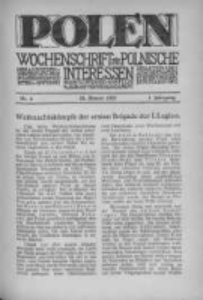 Polen. Wochenschrift für polnische Interessen. 1915, Jg. 1, Bd. I, Nr 4