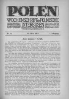 Polen. Wochenschrift für polnische Interessen. 1915, Jg. 1, Bd. I, Nr 11