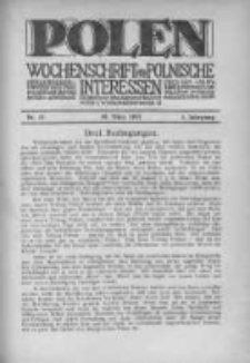 Polen. Wochenschrift für polnische Interessen. 1915, Jg. 1, Bd. I, Nr 12