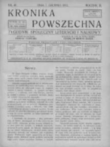 Kronika Powszechna. Tygodnik społeczny literacki i naukowy, 1912, II, T.3, Nr 49