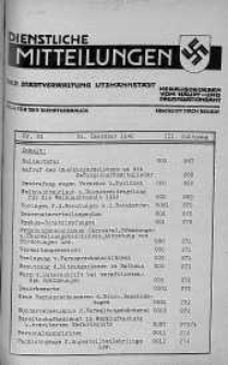 Dienstliche Mitteilungen die Stadtverwaltung Litzmannstadt 21 grudzień 1942 nr 24