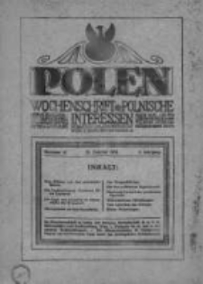 Polen. Wochenschrift für polnische Interessen. 1916, Jg. 2, Bd. V, Nr 61