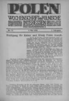 Polen. Wochenschrift für polnische Interessen. 1916, Jg. 2, Bd. VI, Nr 71
