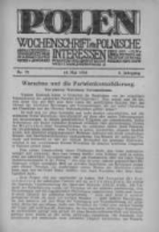 Polen. Wochenschrift für polnische Interessen. 1916, Jg. 2, Bd. VI, Nr 73