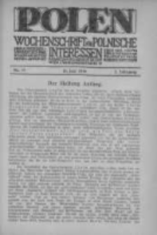 Polen. Wochenschrift für polnische Interessen. 1916, Jg. 2, Bd. VI, Nr 77