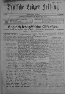 Deutsche Lodzer Zeitung 3 lipiec 1916 nr 182
