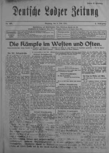 Deutsche Lodzer Zeitung 4 lipiec 1916 nr 183