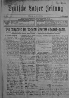 Deutsche Lodzer Zeitung 5 lipiec 1916 nr 184
