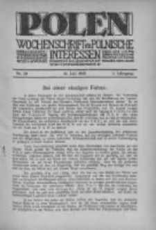 Polen. Wochenschrift für polnische Interessen. 1915, Jg. 1, Bd. III, Nr 29
