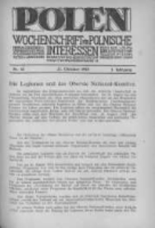 Polen. Wochenschrift für polnische Interessen. 1915, Jg. 1, Bd. IV, Nr 43