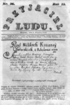 Przyjaciel Ludu czyli Tygodnik potrzebnych i pożytecznych wiadomości 1846, R.13, Nr 36