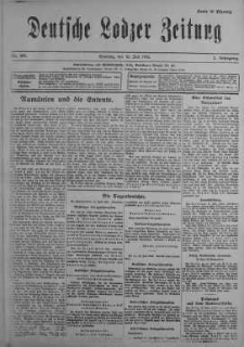 Deutsche Lodzer Zeitung 16 lipiec 1916 nr 195