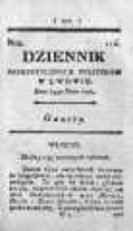 Dziennik Patriotycznych Polityków w Lwowie 1796 II, Nr 116