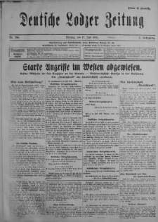 Deutsche Lodzer Zeitung 17 lipiec 1916 nr 196