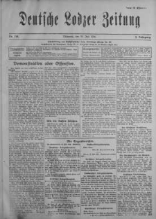 Deutsche Lodzer Zeitung 19 lipiec 1916 nr 198