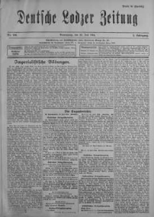 Deutsche Lodzer Zeitung 20 lipiec 1916 nr 199