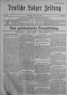 Deutsche Lodzer Zeitung 22 lipiec 1916 nr 201