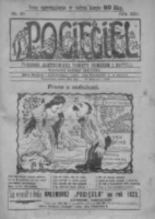 Pocięgiel. Tygodnik ilustrowany tknięty humorem i satyrą, 1922, R. 13, Nr 40