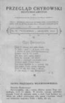 Przegląd Chyrowski. Organ Konwiktu, Sodalicyi konwikt., Chyrowskiego Koła Tow.... 1924, R. [32], Z. 4