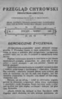 Przegląd Chyrowski. Organ Konwiktu, Sodalicyi konwikt., Chyrowskiego Koła Tow.... 1935, R. 43, Z. 1
