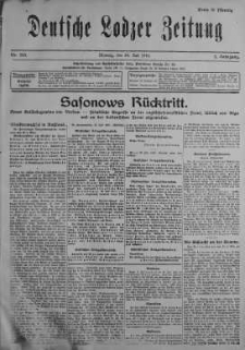 Deutsche Lodzer Zeitung 24 lipiec 1916 nr 203