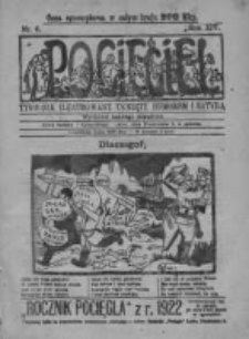Pocięgiel. Tygodnik ilustrowany tknięty humorem i satyrą, 1923, R. 14, Nr 6