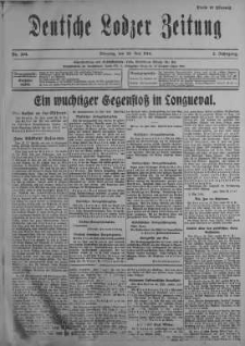 Deutsche Lodzer Zeitung 25 lipiec 1916 nr 204