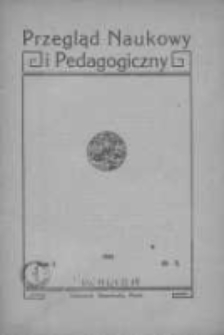 Przegląd Naukowy i Pedagogiczny 1916, T. I, Nr 2