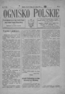 Ognisko Polskie, Rok II, 1917, Nr 7