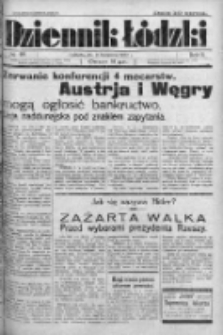 Dziennik Łódzki 1932, R.2, IV, Nr 98