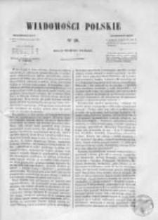 Wiadomości Polskie 1858, Nr 39
