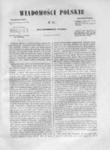 Wiadomości Polskie 1858, Nr 41