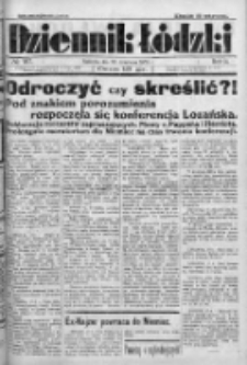 Dziennik Łódzki 1932, R.2, VI, Nr 167