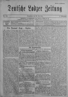 Deutsche Lodzer Zeitung 29 lipiec 1916 nr 208